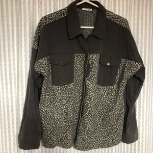 Mystree leopard shacket